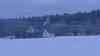 (Kälte, extrem) Wasserrohrbruch durch Kälte: Der kälteste Ort Deutschlands am Morgen bei - 27,7°C! Ohne "Vollschutz" gehen Kinder nicht nach draußen, Drohnenaufnahmen vom kältesten Ort Deutschland,: Drohnenaufnahmen vom kältesten Ort Deutschland - Marienberg-Kühnhaide, Straße wird durch Wasserrohrbruch zur Eispiste - Vollsperrung