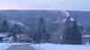 (Kälte, extrem) Wasserrohrbruch durch Kälte: Der kälteste Ort Deutschlands am Morgen bei - 27,7°C! Ohne "Vollschutz" gehen Kinder nicht nach draußen, Drohnenaufnahmen vom kältesten Ort Deutschland,: Drohnenaufnahmen vom kältesten Ort Deutschland - Marienberg-Kühnhaide, Straße wird durch Wasserrohrbruch zur Eispiste - Vollsperrung