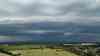 Unwetterfront über Brandenburg: gewaltige Shelfcloud am Nachmittag über Teupitz, Zeitraffer Unwetteraufzug aus der Luft: Gleich zwei Gewitterfronten zogen über Berlin und südlich davon hinweg