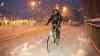 (Schneemassen, stark) Schneemassen zu Ostern: Güstrow versinkt im Schnee, 10 cm Neuschnee, Anwohner kämpfen gegen Schneemassen, Äste brechen auf Grund der Schneelast: Ostereier im Schnee, Radfahrer kämpfen gegen Schnee, dicker Schneefall