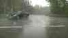 Hagelgewitter, überflutete Straßen: Autobahnspur teilweise halbseitig überflutet, Hagelschlag auf PKW, überflutete Straßen: Unwetter beenden Sommer in Bayern, Starkregen auf der A 93, Zeitraffer Unwetteraufzug, schwere Sturmböen