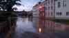 Unwetter in Sachsen: Schwere Überflutungen, Ortschaft überflutet, Schlammlawine im Ort: 150l/qm Regen, Feuerwehr im Dauereinsatz, extreme Regensummen in kurzer Zeit