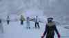(Lawinendrama, Alpen, extrem) Extreme Schneemassen und Schneesturm im Lawinen-Unglücksort Lech am Arlberg. Tausende deutsche Touristen sitzen fest.: Es herrscht die höchste Lawinenwarnstufe 5. Die Lage spitzt sich weiter zu. Orte von der Außenwelt abgeschnitten.