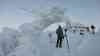 (Wintermärchen, schön) Eisige Frostluft: sibirische Kälte im Erzgebirge, Seifenblasen werden zu Eiskristalle, Mpemba-Experiment gelingt Kameramann, surreale Winterlandschaft auf dem Fichtelberg: Eiszauber auf dem Fichtelberg, - 20 °C und noch kälter im Erzgebirge, Abenddämmerung