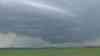 (Unwetteraufzug) Schwere Unwetter ziehen über Thüringen, Superzelle im Zeitraffer: starker Hagelschlag auf der A 4 bringt Verkehr zum Erliegen