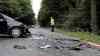 Schwerer Verkehrsunfall bei Oelsnitz: Fahrer schwer verletzt, Rettungshubschrauber im Einsatz. : Rettungshubschrauber im Einsatz und eine schwer Verletzte Person, hoher Sachschaden