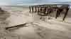 Nach Orkantief – Strände weggespült: Nordseeinseln besonders schwer von Orkan getroffen, ganze Stege und Strandbereiche auf Norderney weggespült: Schäden werden nach und nach sichtbar