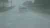 Unwetterfront beendet Hitze: Staubsturm auf der A 38 bei Halle, Menschen rennen nach Hause: Staubsturm schwingt Autofahrer zum Bremsen, Staubsturm live on tape auf A 38