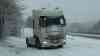 Schneechaos in Sachsen: querstehende LKWs auf A 72 bei Plauen, auch auf Nebenstrecken viele querstehende Fahrzeuge, dichter Schneefall: Kilometerlange Staus auf den Autobahnen A 72 und A 9 in Westsachsen