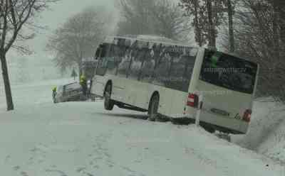 (UP)Schneechaos in Sachsen: Bus und 2 PKW verunglücken auf schneeglatter Fahrbahn, Bus landet im Graben, Autobahnzubringer blockiert, Stau auf Grund Eisglätte: Wintergewitter fegt über Erzgebirge hinweg, gefährliche Schneeglätte lässt Verkehr zusammenbrechen