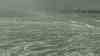 Unwetter wüten an der Adria: Bekannter Strand von Rimini unter Wasser, schwerer Sturm und meterhohe Wellen (live on tape), Meerwasser überflutet Strandbereich, strömender Regen: Behörden haben Zivilschutzwarnung herausgegeben, es wird mit einem großen Hochwasser gerechnet