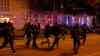Schwerste Ausschreitungen in Leipzig: Polizei wird mit unzähligen Steinen beworfen, unzählige Autos gehen kaputt, Polizei steht machtlos gegenüber: Polizei hält sich bedeckt und beobachtet Geschehen, Polizei befürchtet schon heute Nacht Ausschreitungen